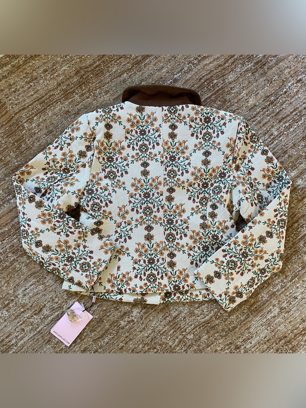 Avec Les Filles Floral Tapestry Barn Coat - Picture 4 of 7